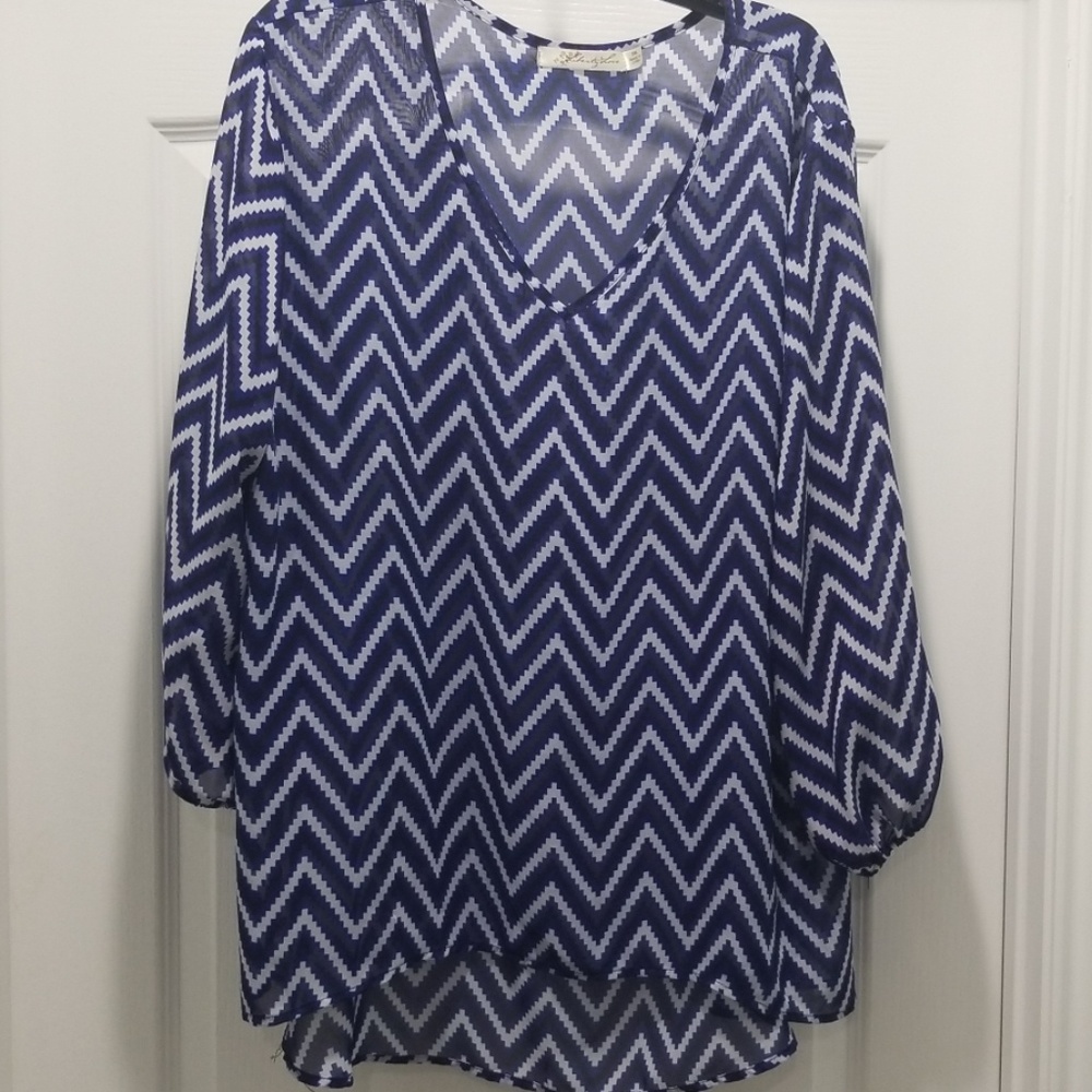 Sheer blouse